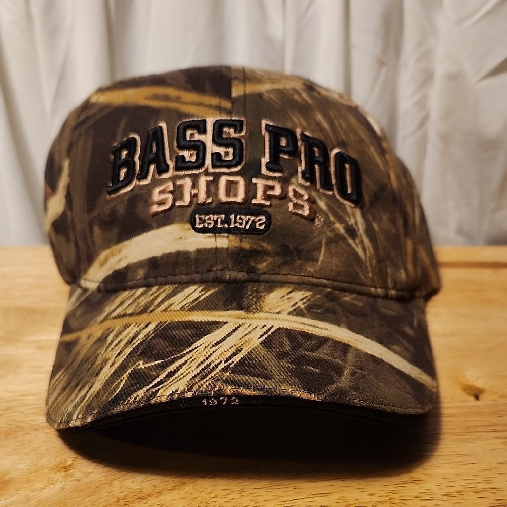 Bass Pro Shops Max-4 Sliderback Camouflage Hat - New